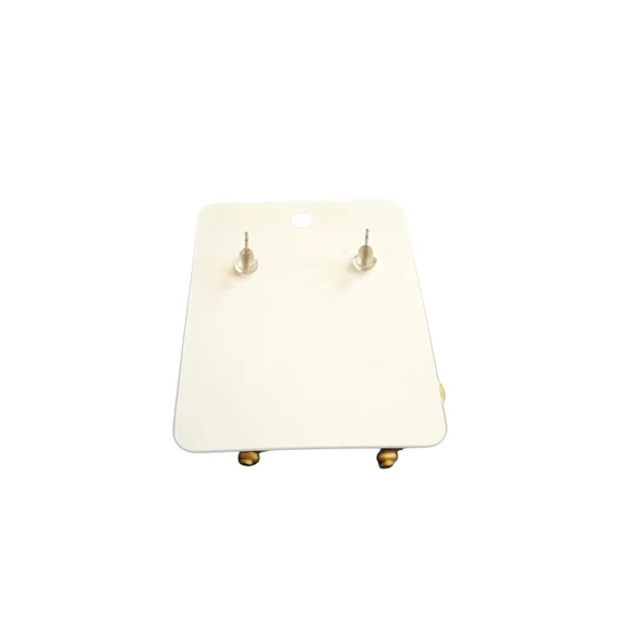 NWT - Unique Gold Tribal Floral Earrings - Picture 7 of 8